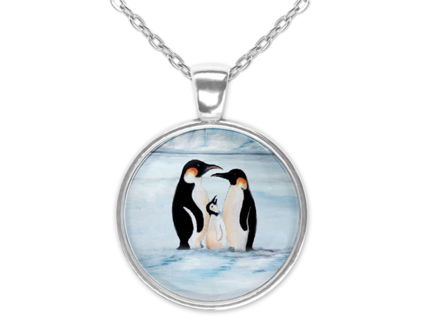 Penguin Family pendant